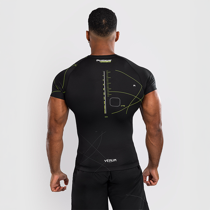 Training Camp 4.0 Rashguard Kort&auml;rmad Svart Gr&ouml;n