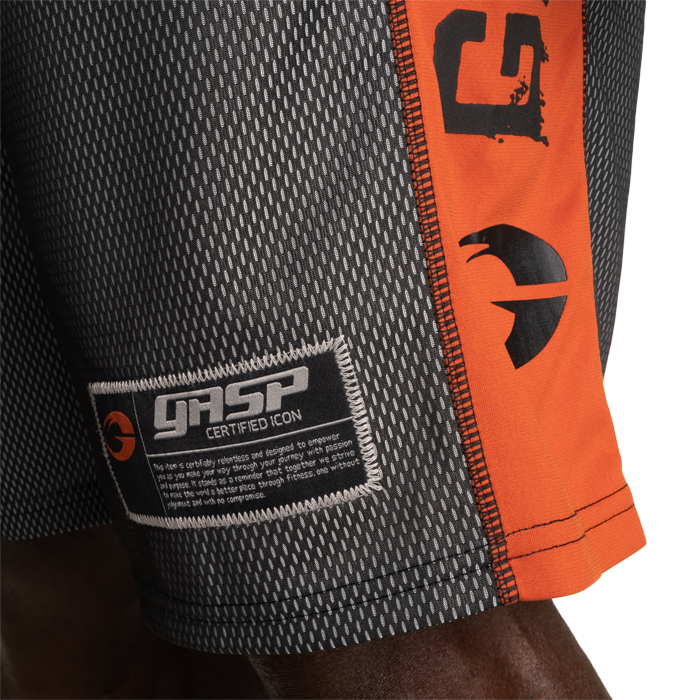 No1 Mesh Shorts Svart Orange