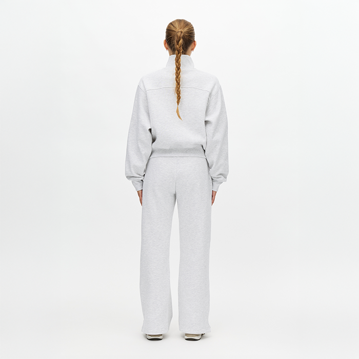 Base Half‑Zip Ljusgr&aring;