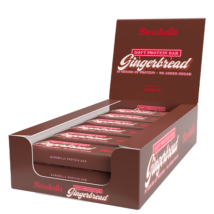 12 x Barebells Soft Bar, 55 g, Gingerbread