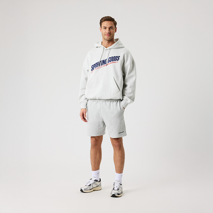 Oversized Hoodie Ljusgr&aring;