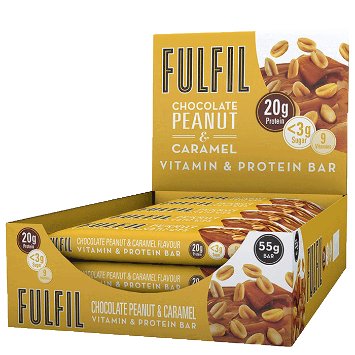 15 x FULFIL Protein Bar 55 g Peanut & Caramel