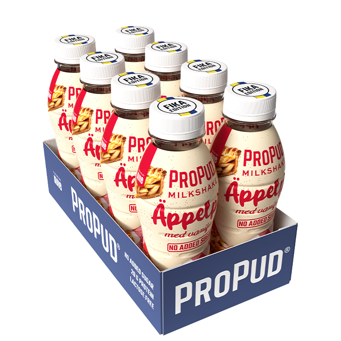 ProPud 8 x ProPud Protein Milkshake, 330 ml, Äppelpaj