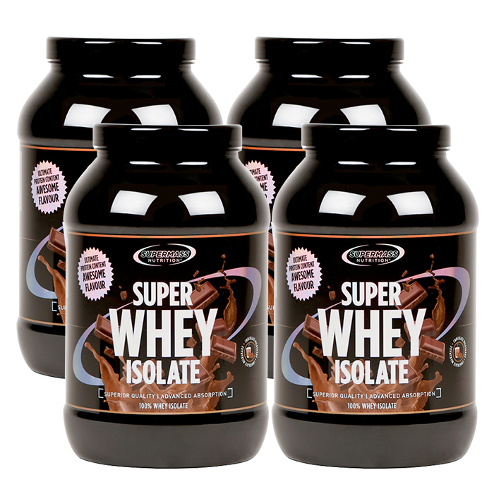 Läs mer om 4 x Super whey isolate, 1300 g, BIG BUY