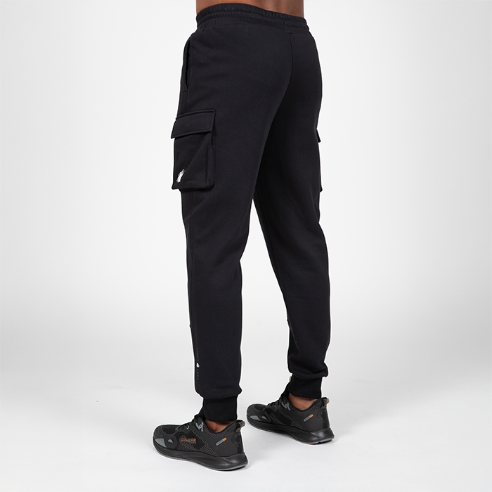 Hudson Cargo Träningsbyxor Svart - Gorilla Wear
