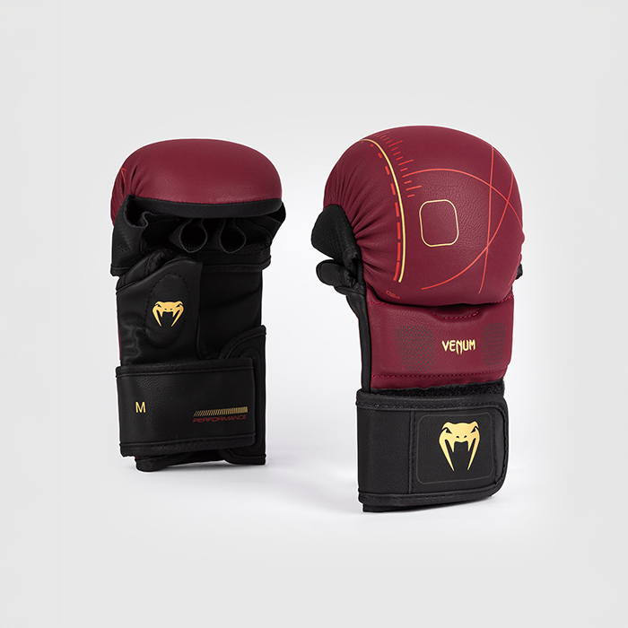 Tactical XT Sparringhandskar Svart Vinröd Guld