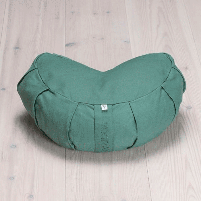 Yogiraj Meditation Cushion Crescent Moss Green