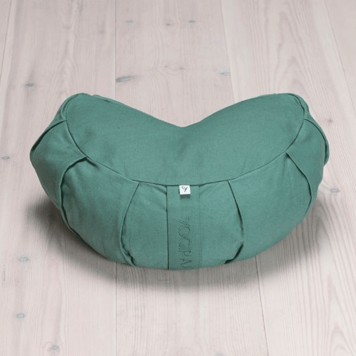 Meditation Cushion Crescent, Moss Green