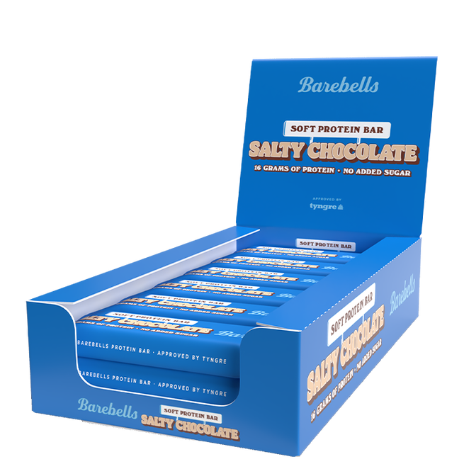 12 x Barebells Soft Bar, 55 g, Salty Chocolate