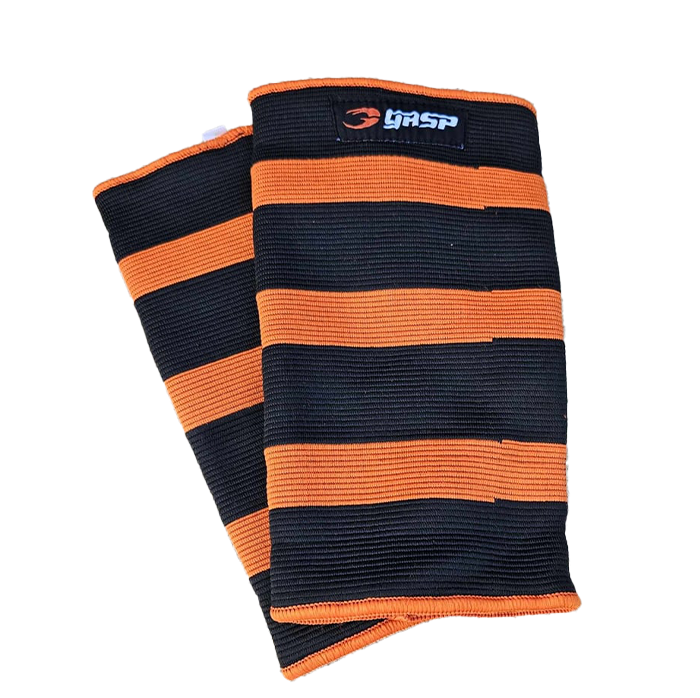 Gasp Power Knee Sleeve,Black/Flame