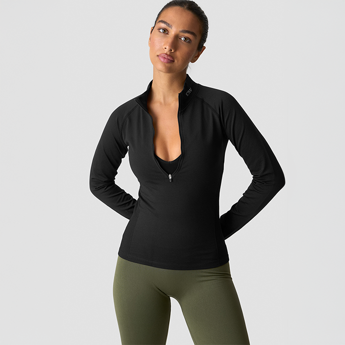 Define L&aring;ng&auml;rmad 1/2 Zip Svart