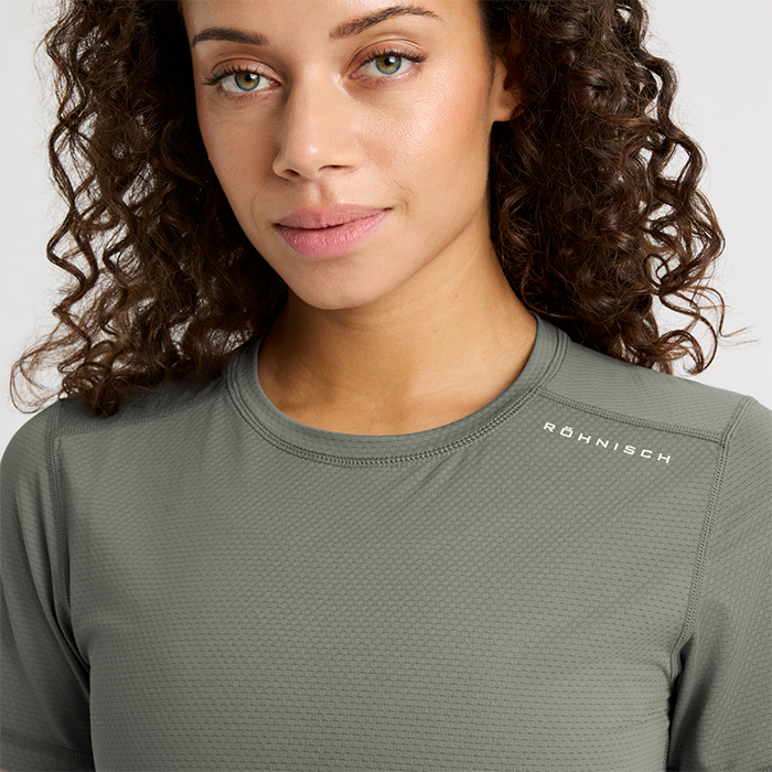 Jacquard T-shirt Grön