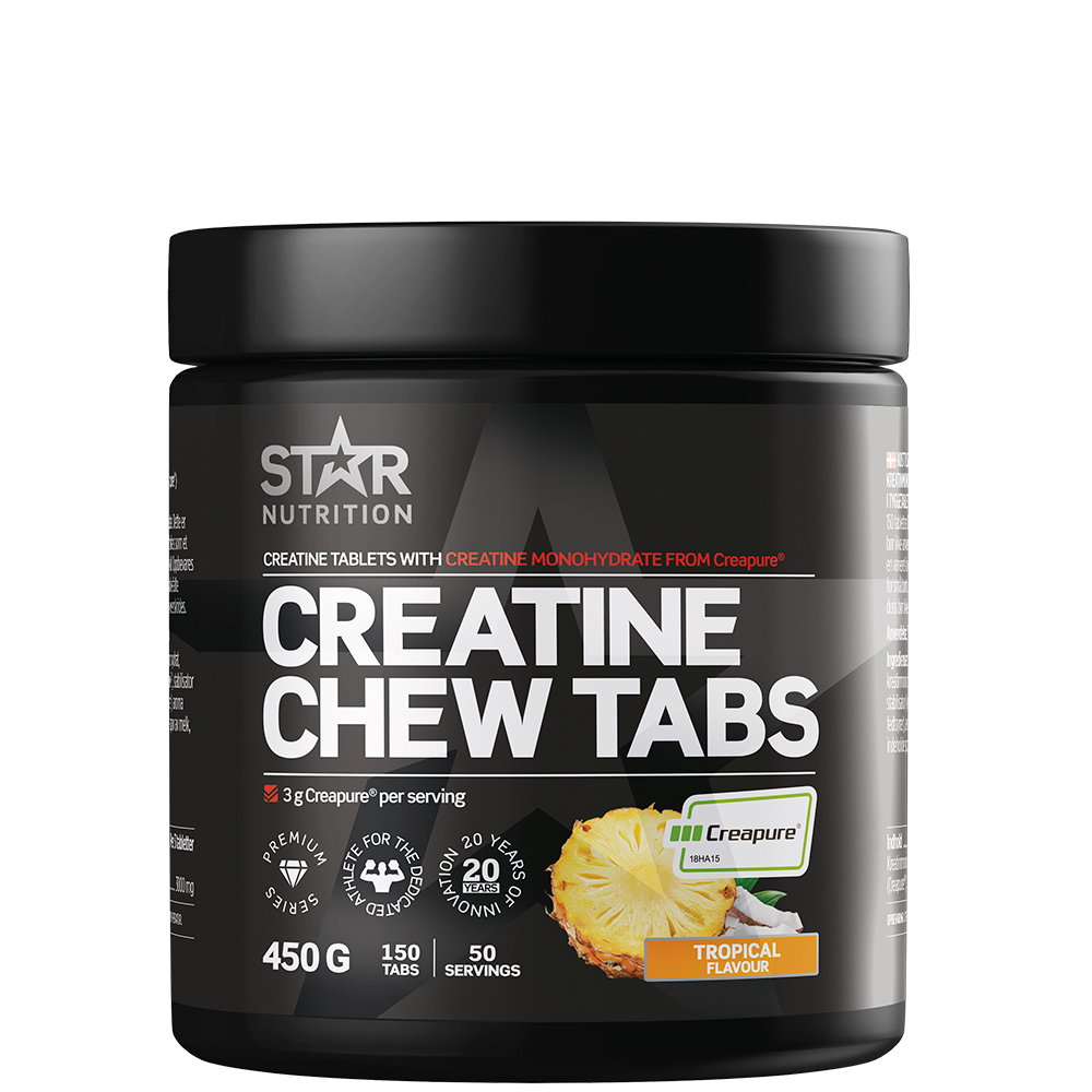 Star Nutrition Creatine Chew Tabs, 150 tabs