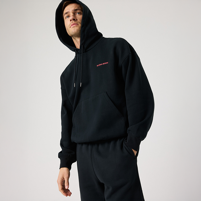 Oversized Hoodie Svart