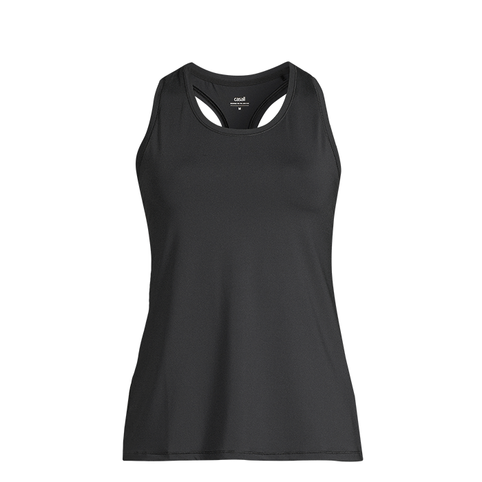 Essential Racerback Tank,Black