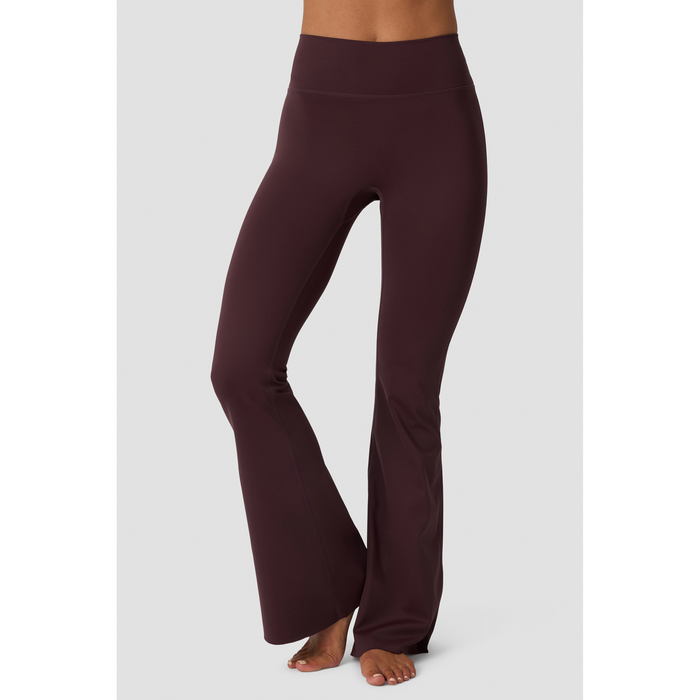Nimble Utsvängda Tights Låg Midja Brun