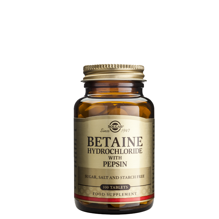 Betain Hydrochloride 100 tabletter