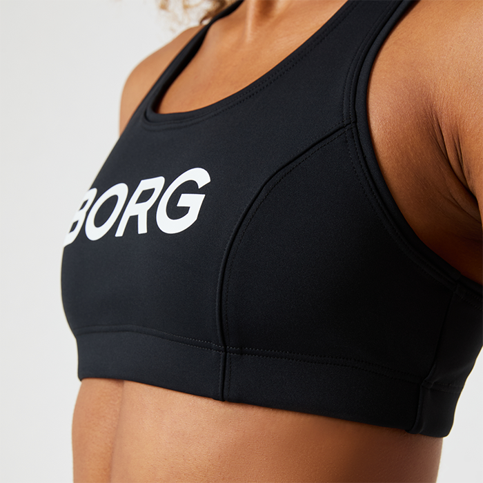 Mid Support Sport‑BH Svart