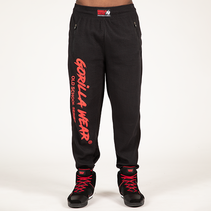 Gorilla Wear Augustine Old School Pants Black/Red