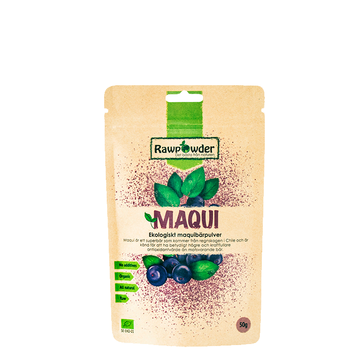Rawpowder Maqui Ekologiskt Maquibärpulver 50 g