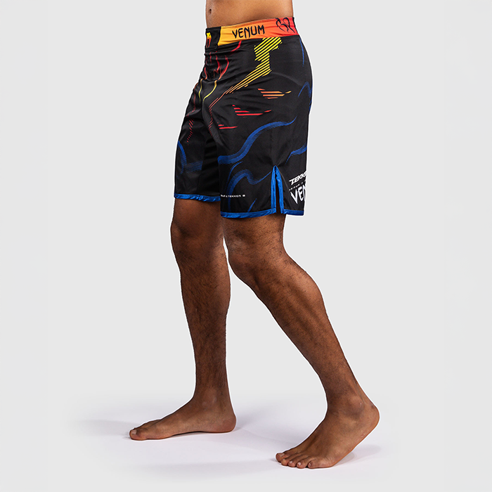 Venum x TEKKEN 8 Fightshorts Yoshimitsu Svart Orange