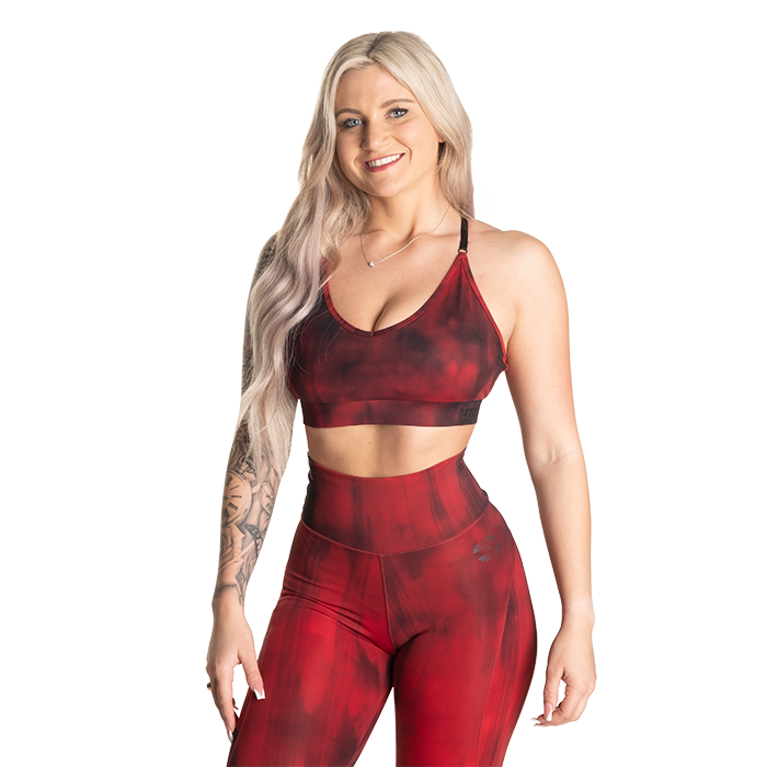 High Line Short Top, Chili Red Grunge