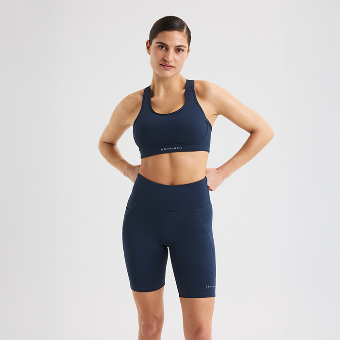Flattering Sport‑BH Mesh Indigo