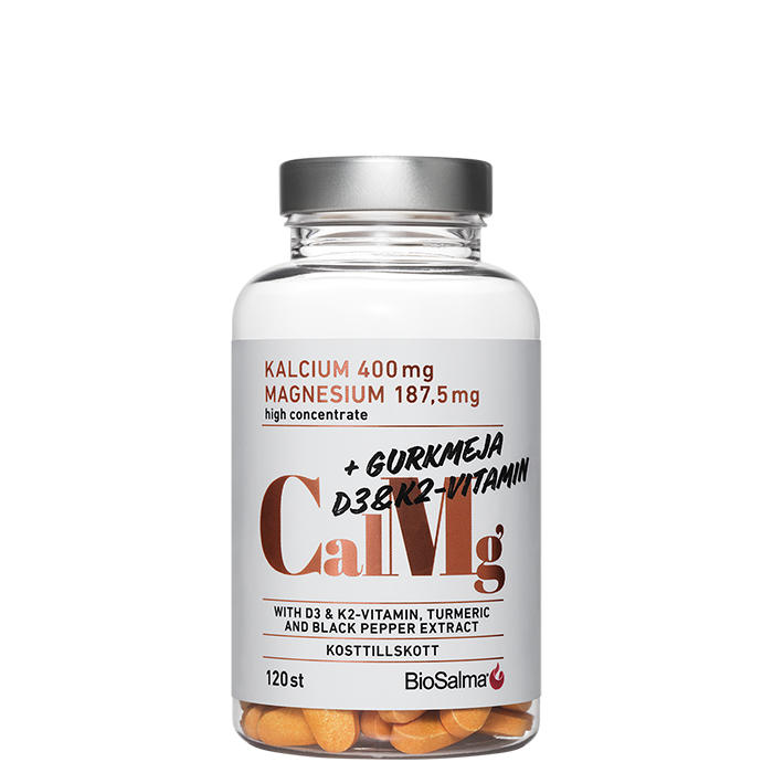 BioSalma Kalcium & Magnesium 120 tabletter