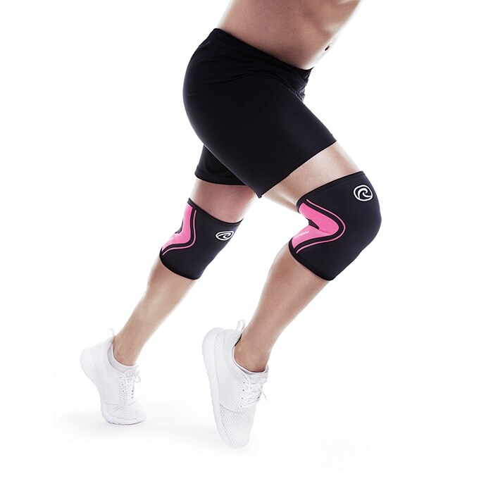 RX Kn&auml;skydd 3mm Svart/Rosa