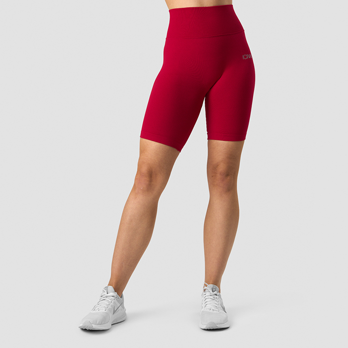 Scrunch Seamless Biker Shorts Deep Red