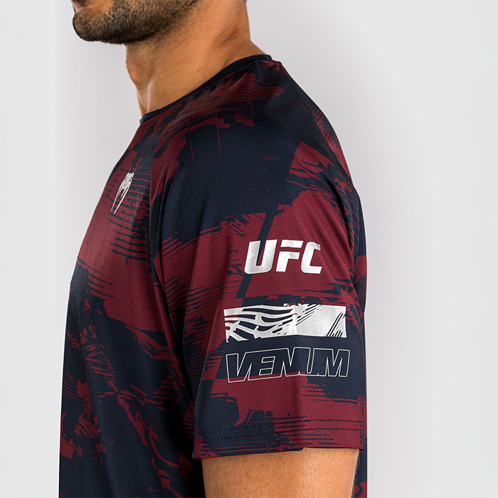UFC Zenith by Venum Fight Week Dry Tech T shirt Bl&aring; R&ouml;d Gr&aring;
