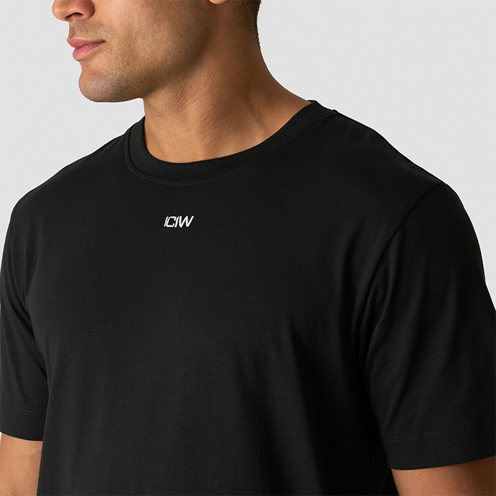 Everyday T-shirt i bomull Svart
