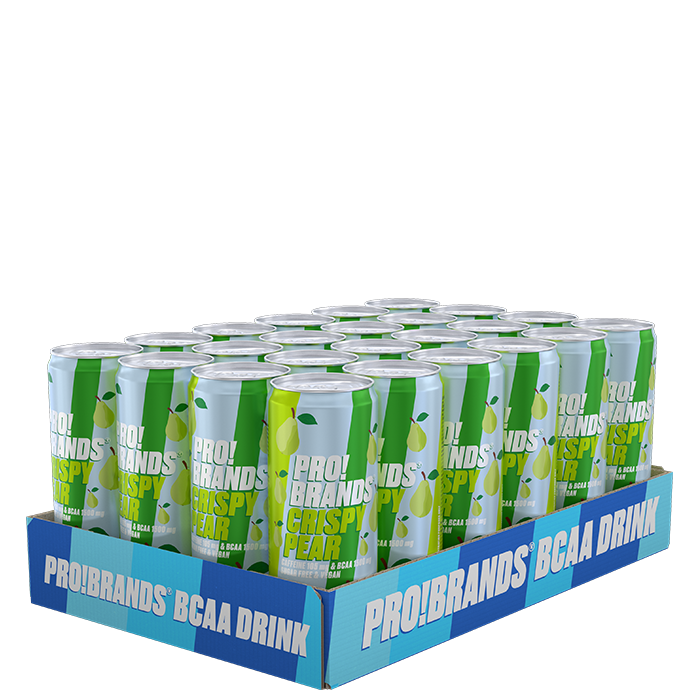 24 x Pro Brands BCAA Drink 330 ml Crispy Pear