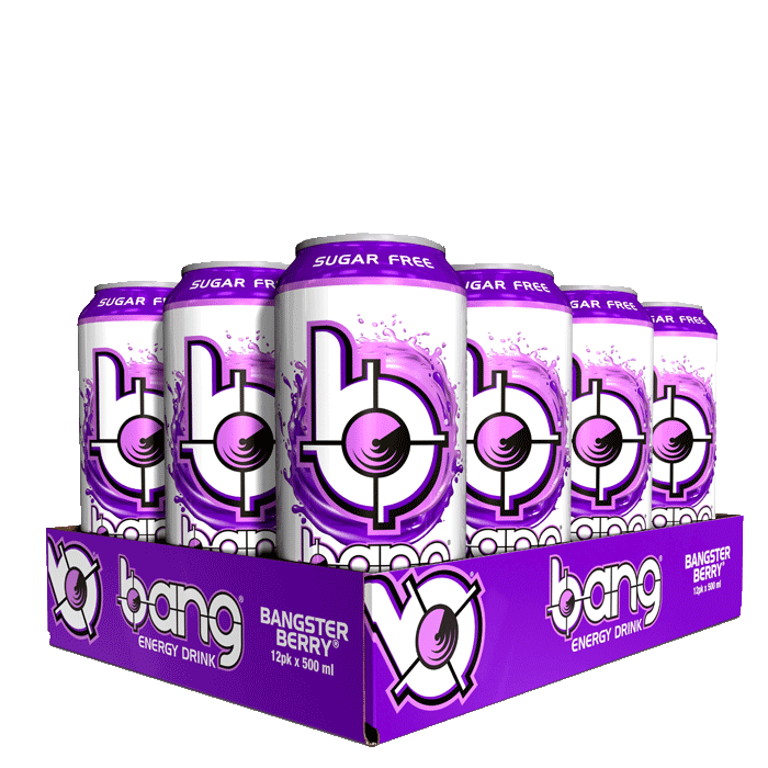 12 x BANG Energy 50 cl Bangster Berry