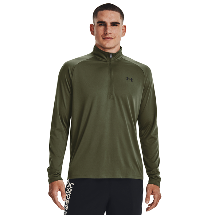 UA Tech 2.0 1/2 Zip, Marine OD Green 8773