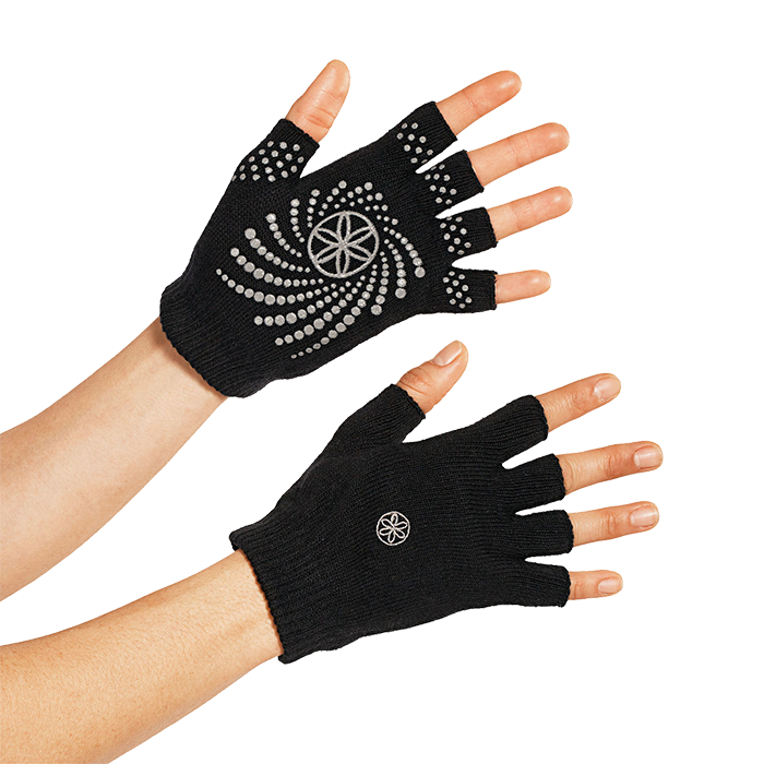 Läs mer om Black Grippy Yoga Gloves