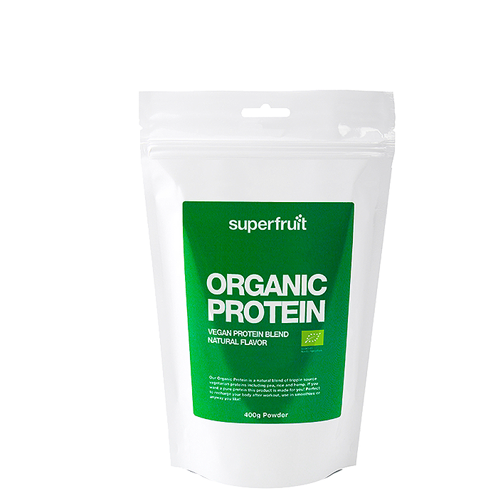 Organic Protein Veganskt Proteinpulver 400 g