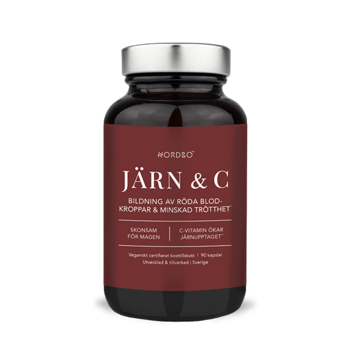 Järn C-vitamin 90 kapslar