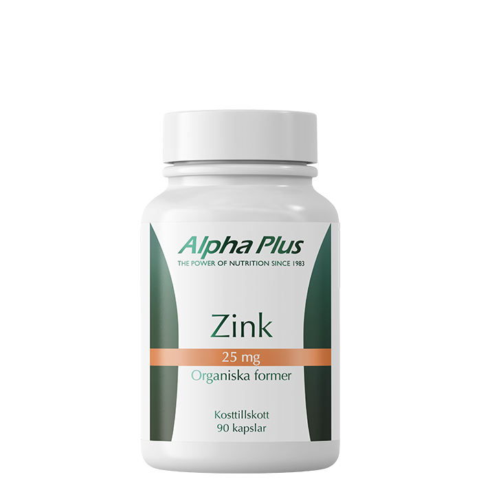 Zink 25 mg 90 kapslar
