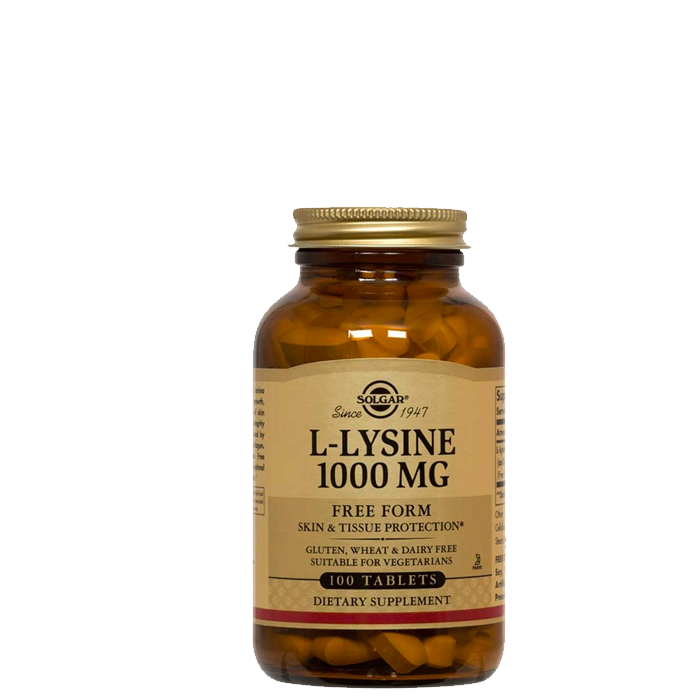 Solgar L-lysine 1000 mg 100 tabletter