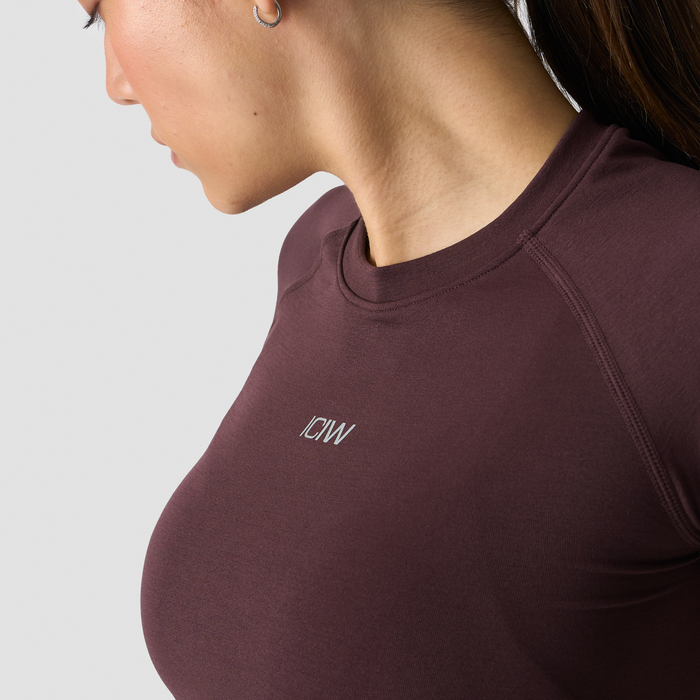 Smooth Seamless T-shirt Brun