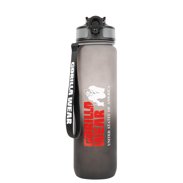 Gradient Water Bottle 1000 ml Black/Grey