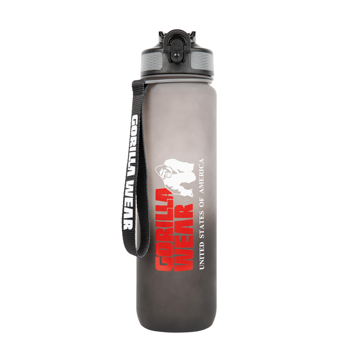 Gradient Water Bottle 1000 ml,Black/Grey