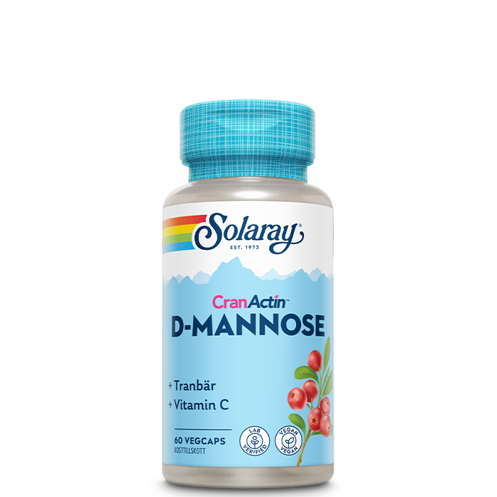 D-Mannose CranActin C-vitamin 60 kapslar