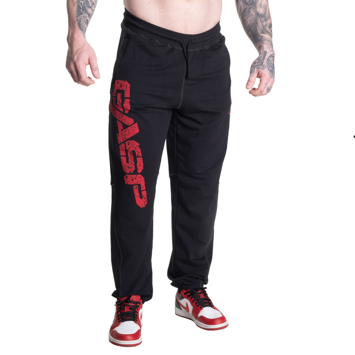 Vintage Sweatpants Svart Röd
