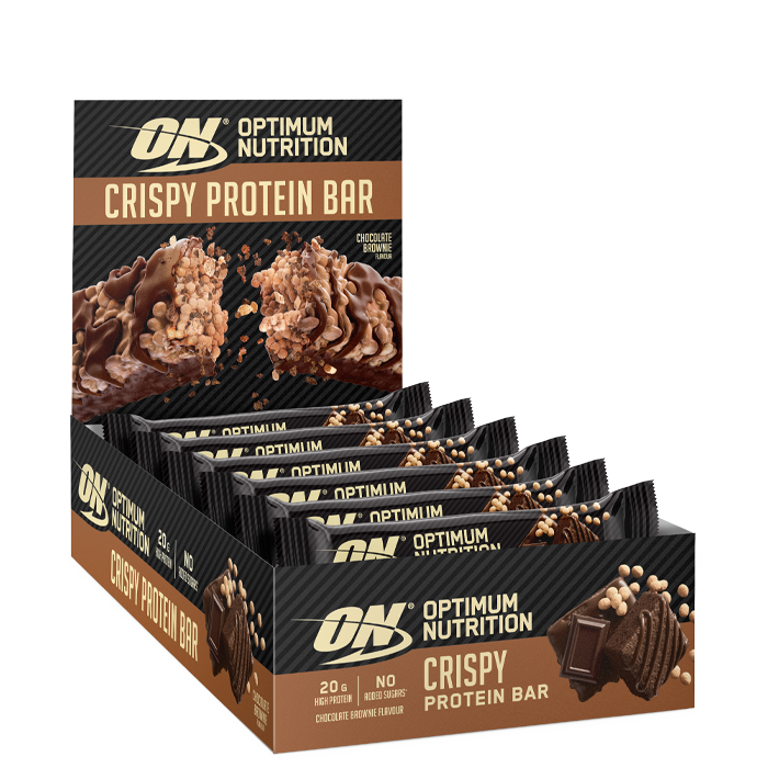 10 x Optimum Protein Crisp Bar, 65 g