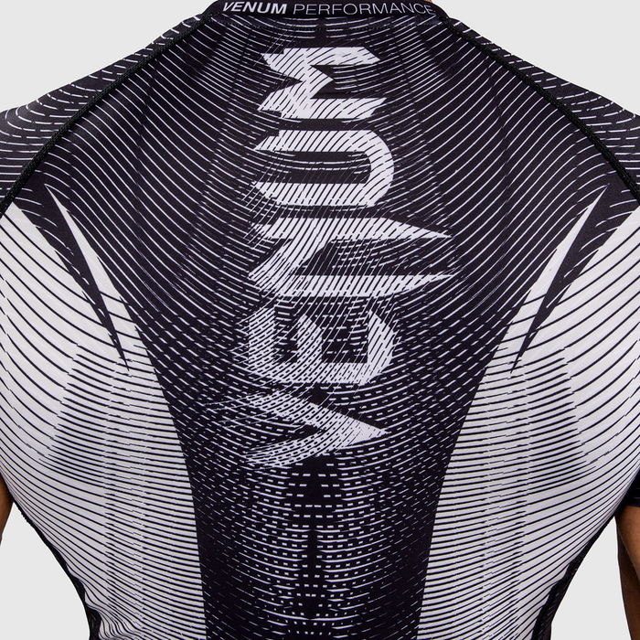Venum GALACTIC 3.0 Short Sleeve Rashguard Off-White/Black
