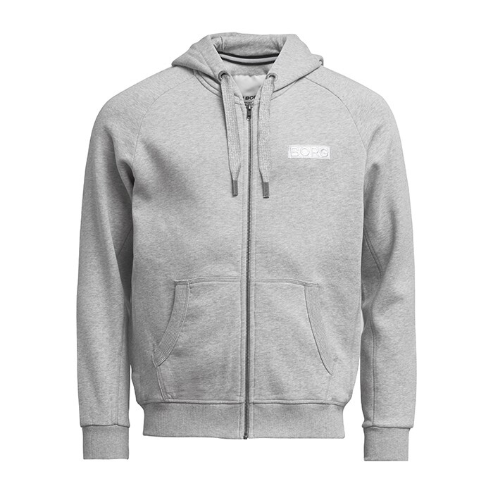 Bild av Borg Sport Zip Hood, Light Grey Melange