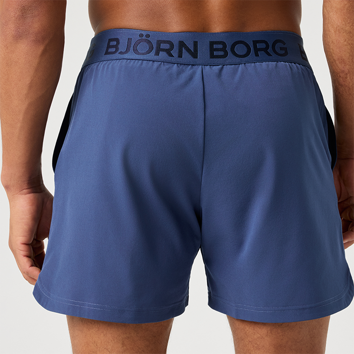 Borg Short Shorts Bl&aring;