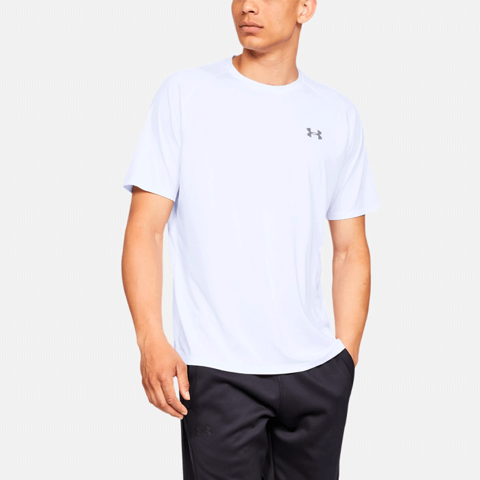 Läs mer om UA Tech SS Tee, White